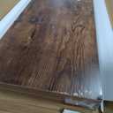 Floating Shelves 55 Inch Long, 55 x 12 Large Floating Shelf Wall Mounted, 12 Inch Wide Floating Shelves for Fireplace Mantel, 2" Thicked Storaged Shelves for Living Room, Bedroom, Rustic Brown, 1 Pack