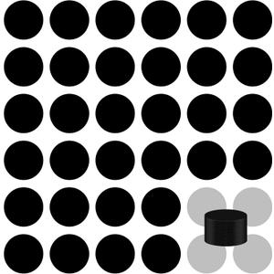 IKAYAS Classroom Floor Dots 4 Inch Vinly Floor Stickers - Removable Black Waterproof Adhesive Dots for Preschool & Kindergarten Teachers