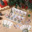 48 Sets Christmas Nutcracker Ornament Funny Air Freshener Ornaments with Xmas Greeting Card Scent Sachets Employee Appreciation Gifts for Staff Coworkers Christmas Tree Party Office Decor