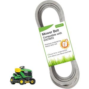 Lawn Mower Drive Belt Compatible with John Deere GX21833 GX20571, 48 inch Deck Drive Belt Compatible with L120 L130 LA130 LA140 X140 X165 D140 D150 E140 E150 145 155C Lawn Mower Drive Belt Compatible with John Deere GX21833 GX20571, 48 inch Deck Drive Belt Compatible with L120 L130 LA130 LA140 X140 X165 D140 D150 E140 E150 145 155C