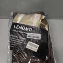 LEMOMO Chocolate Brown Blackout Curtains/42 x 84 Inch/Set of 2 Panels Room Darkening Curtains for Bedroom