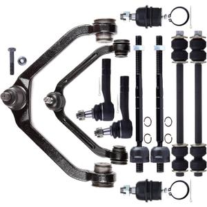 SCITOO 10pcs Suspension Kit For 1998-2001 For Ford Explorer 1998-2011 Ranger 1998-2007 For Mazda B3000 1998-2001 For Mountaineer w/Suspension Parts Upper Control Arm Ball Joint Sway Bar Tie Rod End