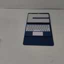 Compatible for iPad 11th 10th Generation Case with Keyboard, Folio Cover with Pencil Holder, Multi-Touch Trackpad, 7 Color Backlit, Detachable Keyboard for iPad (A16) 11th/10th Gen (Navy Blue)