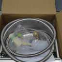 Automatic Animal Drinking Water Bowl with Float Valve, Extended Pipe & Drain Hole, Stainless Steel Waterer Feeder Farm Dog Dispenser Kit Self Filling for Livestock Horse Goat Water Trough, 3L - Extended Hose & Drain