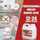 Mulch and Gravel Glue for Landscaping 35 oz, Powerfully Locks Rock Gravel Bark and Other Coverings, Last up to 2 Years (35 oz)