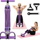 Resistance Band with Handle 100LBS Pedal Resistance Bands for Pilates Yoga Physical Therapy Leg,Abdomen,Waist,Arm,Workout Bands Exercise Resistance Bands Set for Women