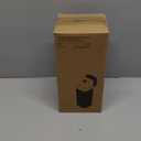 Upgrade Makeup Brush Holder Organizer with Lid, Automatic Lifting Dustproof Makeup Brushes Organizer with 4 Compartments for VanityCosmetic Storage for Dresser Countertop and Bathroom (White Gold)