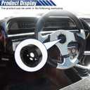 Grant Steering Wheel Hub Adapter Spacer Kit - 6 Hole to 3 Hole Conversion (Black, 1 Inch)