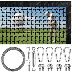 Golf Net,Golf Practice Net with 33 ft Steel Wire Rope and Hanging Kit, Heavy Duty Golf Hitting Net, Also as Hockey Net and Chipping Net - 7ft,10ft, 15ft, 25ft, 30ft, 40ft
