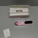 Go Brush Pro 2026 Hair Straightener Brush 300 Million Negative Ionic Portable Hair Straightener Comb for Women with 4 Temps Fast Heating MCH Ceramic Coating Smooth Frizz Hair Light Pink