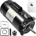 UST1202 Pool Pump Motor 2HP - Fit for A.O. Smith SP2615X20 Super Pump, 56J Frame, 115/230V Dual Voltage, 3450 RPM, 1045 Steel Shaft, Swimming Pool Replacement Motor