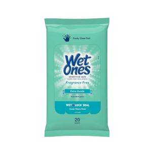 Wet Ones Anti-Bacterial Hand Wipes 20 Count (10 Pieces) Extra-Gentle