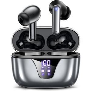 ZIUTY Earbuds Bluetooth 5.3 Headphones 50H Playtime Deep Bass Stereo Ear Buds with Mic IPX7