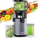 Aeitto Juicer Machines, 5.3" Extra Large Feed Chute Cold Press Juicer, Fit Whole Vegetables & Fruits, Easy to Clean, High Juice Yield,Slow Masticating Juice Extractor,Self Feeding