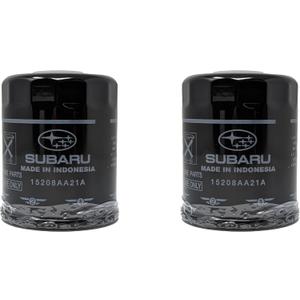 Subaru Engine Oil Filter & Crush Washer Kit (1, 2, 3, 6, 12 packs ) Outback Legacy Impreza Forester XV Crosstrek Ascent 15208AA21A 803916010 (2 Pack)