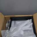 smusei Pool Cue Rack Wood Billiard Stick Holder Pool Table Accessories for Billiard Room Game Room Club Holds 6 Cues, Floor Stand, Deep Brown