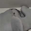 Coverado Memory Foam Car Seat Cushion and Lumbar Support Pillow for Car, Ergonomic Office Chair Cushion for Lower Back Pain Relief, Breathable & Non-Slip for Car, Home, and Office Use, Gray