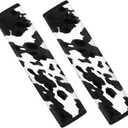 Cow Print Car Seat Belt Cover Soft Shoulder Pad,Neck Cushion Protector for Women Men,2 Pack