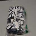 GSOU SNOW Women's Ski Jacket and Pants Waterproof Windproof Snowsuit Snowboarding Coat Insulated Warm Winter (Large, White Blue)