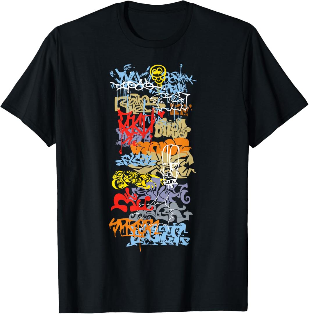 Urban Graffiti Street Art Tee T-Shirt Large