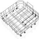 20007189 20000533 Dishwasher Lower Rack Replacement for Bosch Dishwasher Parts Lower Dishrack Rollers Thermador 300 500 800 Series Dishwasher Bottom Rack Tray Drawer Wheels SHP865ZD5N -20.9" x 21.8"