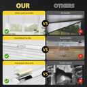 UNISHADES Top Down Bottom Up Cellular Shades Cordless Honeycomb Blinds for Indoor Windows, for Windows Size (34" W 64" H) Colour (White - Light Filtering)