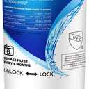 ICEPURE UKF8001 Replacement for Whirlpool EDR4RXD1, 4396395, Maytag UKF8001AXX-200, EveryDrop Refrigerator Water Filter 4, RFC0900A, FMM-2, WF295, UKF8001P, 469006, PUR, Puriclean II, RWF0900A, 1PACK
