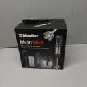 Mueller Multistick 800W 4-in-1 Immersion Blender Handheld, 12 Speed Hand Mixer - Turbo Boost, Heaviest Duty Copper Motor, Titanium Blades Hand Blender, Milk Frother Wand, Whisk, Beaker, Chopper, Grey