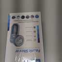 BEAUTURAL Fabric Shaver and Lint Remover, Sweater Defuzzer with 2-Speeds, 2 Replaceable Stainless Steel Blades, Battery Operated, Remove Clothes Fuzz, Lint Balls, Pills, Bobbles Gray