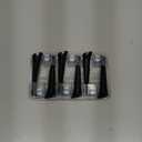 iO Replacement Heads Compatible with Oral B iO 2/3/4/5/6/7/8/9/10/Deep Clean Series Electric Toothbrush, IO Toothbrush Heads, Brush Heads with Medium-Hard bristles Care Your Teeth (6 Black)