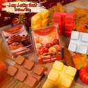 LA BELLEFE Wax Melts, Wax Cubes Strong Scent for Warmer -Cinnamon Roll, Marshmallow Dreams, Sicilian Lemon, Salted Caramel Cream, Vanilla Cake, Golden Apple, 6 Pack, 36-Cube