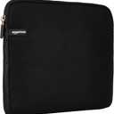 Amazon Basics 14 inch Laptop Sleeve, Protective Case with Zipper for MacBook Pro, MacBook Air, Surface, Dell, HP, Lenovo - Black