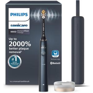 Philips Sonicare 9900 Prestige Electric Toothbrush, 1 Brush Head, Blue