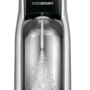 SodaStream Jet Black & Silver Sparkling Water Maker Kit