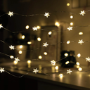 Twinkle Star String Lights 40 LED Spring Garden Decorative Indoor Outdoor Fairy Light USB & Battery Operated Lights 13ft Waterproof Lights with Remote Control for Festival Party Bedroom Decoration