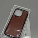 Wood case for iPhone 16 Pro - Real Natural Wood,- Slim Shockproof Hybrid Wooden Cover (Rosewood, iPhone 16 Pro)