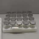 20 Pack 12 oz Mason Jars with Sliver Lids, Regular Mouth Glass Canning Jars with Labels and Brusher for Storage, Canning & Preserving, Dishwasher & Microwave Safe