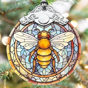 Touber Bee Christmas Ornament - Hanging Decor for Tree