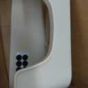Low Entry Cat Litter Box with High Sides - Open-Top Anti-Splash, Durable Easy-Clean Pan for Kittens, Munchkin Cats, Senior Medium-Sized Cats & Small Pets (Rabbits), 19.3”x13.3”x7.8” Beige