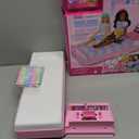 Barbie My First Barbie Doll House Furniture, Bedtime Playset with Trundle Bed, Plush Puppy & Accessories, Toys for Little Kids, 13.5-inch Scale