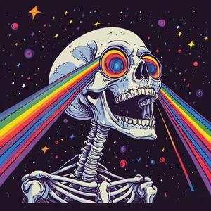 VividMeng Skull Diamond Art Kits for Adults,Rainbow Diamond Painting Kit for Adults,DIY Full Drill Diamond Painting Skull Gem Art and Crafts 13.78x13.78inch (HDP0017-35x35)