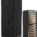 Sealcover Pan Rack Cover, High Density Waterproof and Dustproof Bread Rack Cover, 23"x28"x64", Bakery Single Rack Covers.