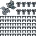Dreyoo 100 Pcs Cabinet Restrictor Clips, 86 Degree Angle Restriction Hinges Clips, Compatible with Blum 38C315B3, Plastic Restraints for American Kitchen Cabinet Door