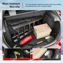 powoq Trunk Mat Compatible with 2022-2026 Honda Civic Hatchback Cargo Liner TPE Trunk Liner Cargo Mat Replacement for 2022 2023 2024 2025 2026 Honda Civic Accessories (Fit Hatchback, Rear Trunk Mat)