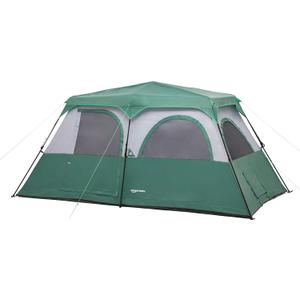 Amazon Basics Instant Camping Tent with Rainfly, Weather-Resistant, Quick Setup, 8 Person