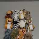 Valentine's Day Gifts for Kids Classroom, 12 Pack Small Stuffed Animals Bulk, 4.5 Inch Mini Plush Toys, Treasure Box Toys for Classroom, Party Favors for Kids, Plush Keychain, Claw Machine Prizes