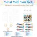 DIYGEMDOT 6 Pack DIY Paint by Numbers Kit for Adults & Beginners, National Park Scenery Easy Paint by Number Kits, 9.8 X 13.8 inches for Home Decor (Z005)