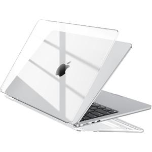 EooCoo Case Compatible with MacBook Air 13 inch M5 2026-2022 M4 M3 M2 A3449 A3240 A3113 A2681, Crystal Hard Shell Scratch Resistant Protective Cover Compatible for MacBook Air 13.6 inch Case, Clear