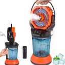 Fotgear Portable Misting Fan - 2026 New Mist Fan with 3 Spray Nozzles, 2 Spray Modes & 2L Water Tank, 20000mAh Battery & Remote, 120 Auto Oscillating, RGB Lights & Flashlight for Camping Patio Beach