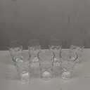 Highball Drinking Glasses Set of 7 Glass Cups by Home Essentials, 17 Oz. Glassware, for Water, Juice, Cocktails, Iced Tea